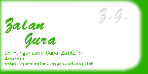 zalan gura business card